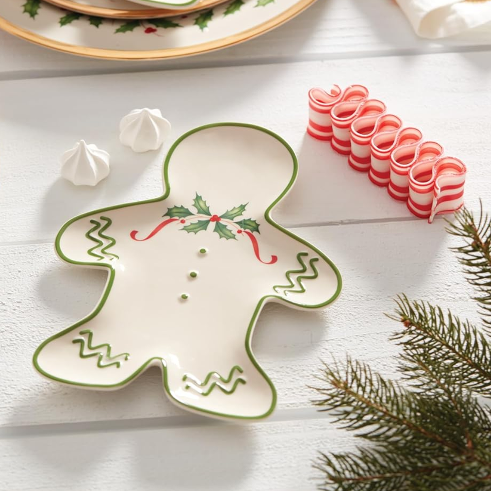 Lenox Gingerbread Man Accent Plate