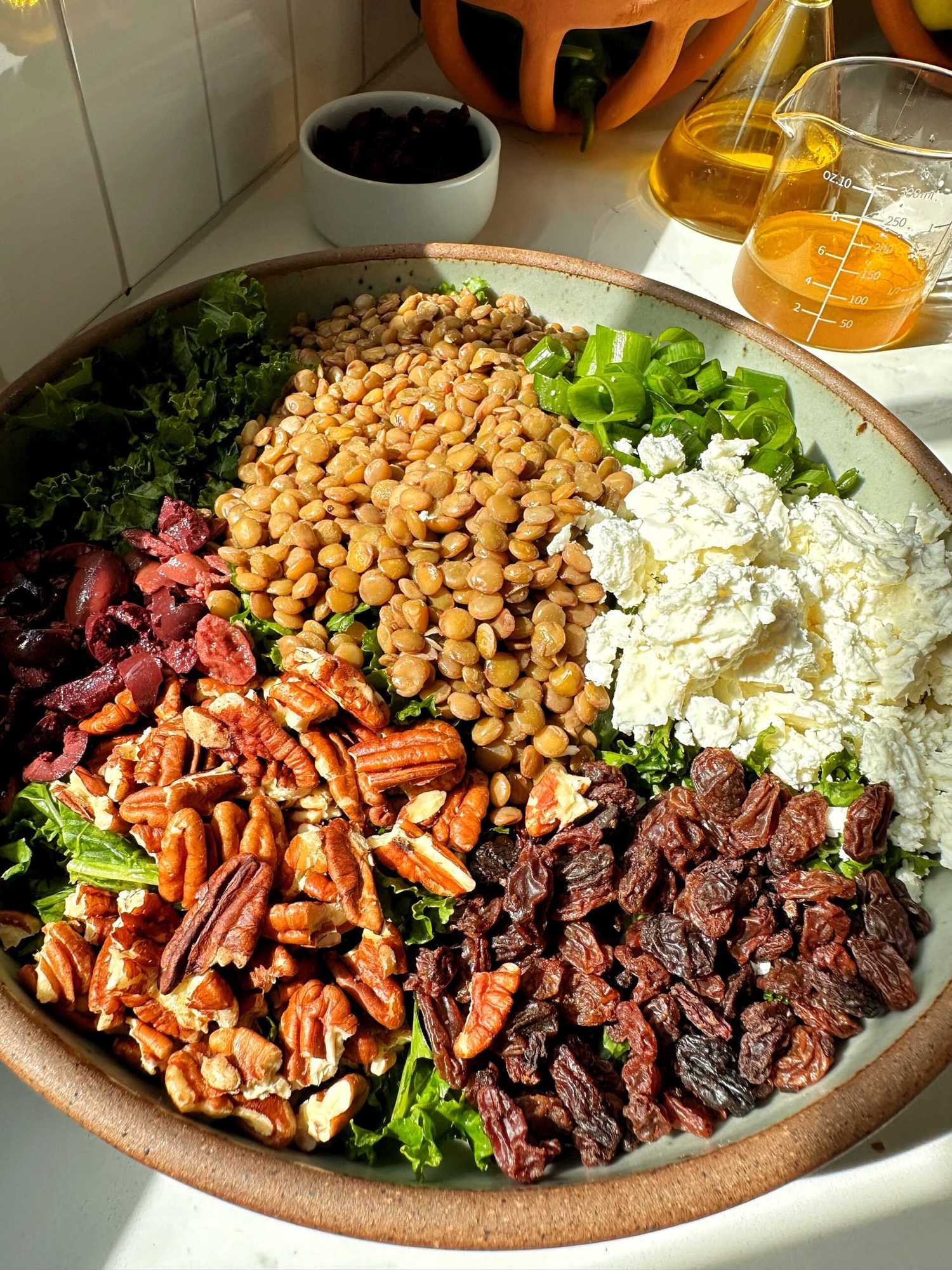 Lentil and Kale Salad