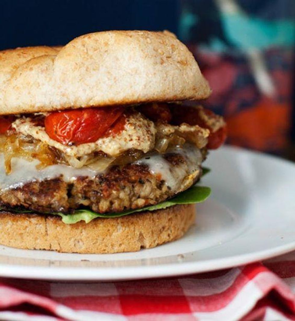 Lentil Mushroom Burgers