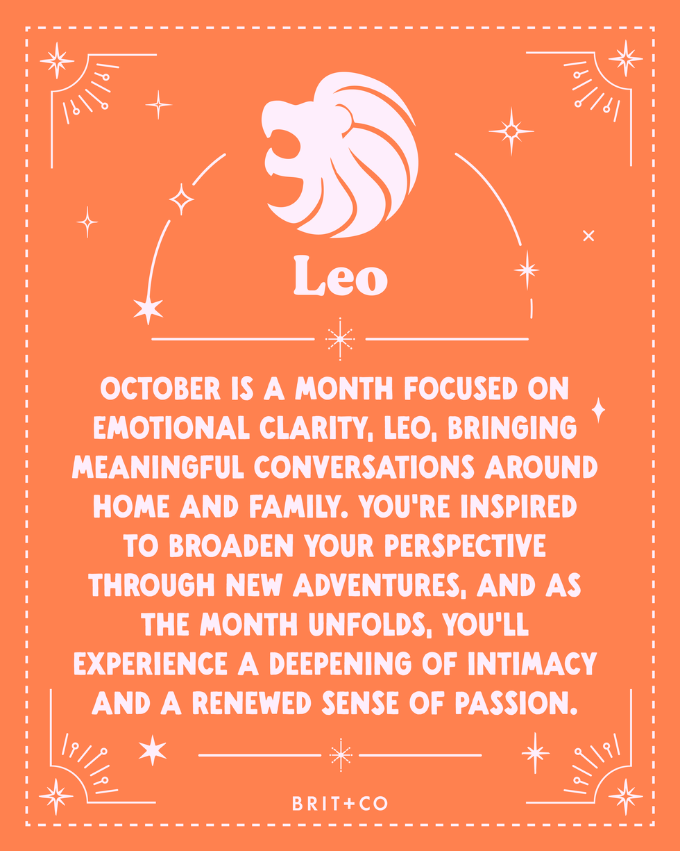Leo October Horoscope 2025