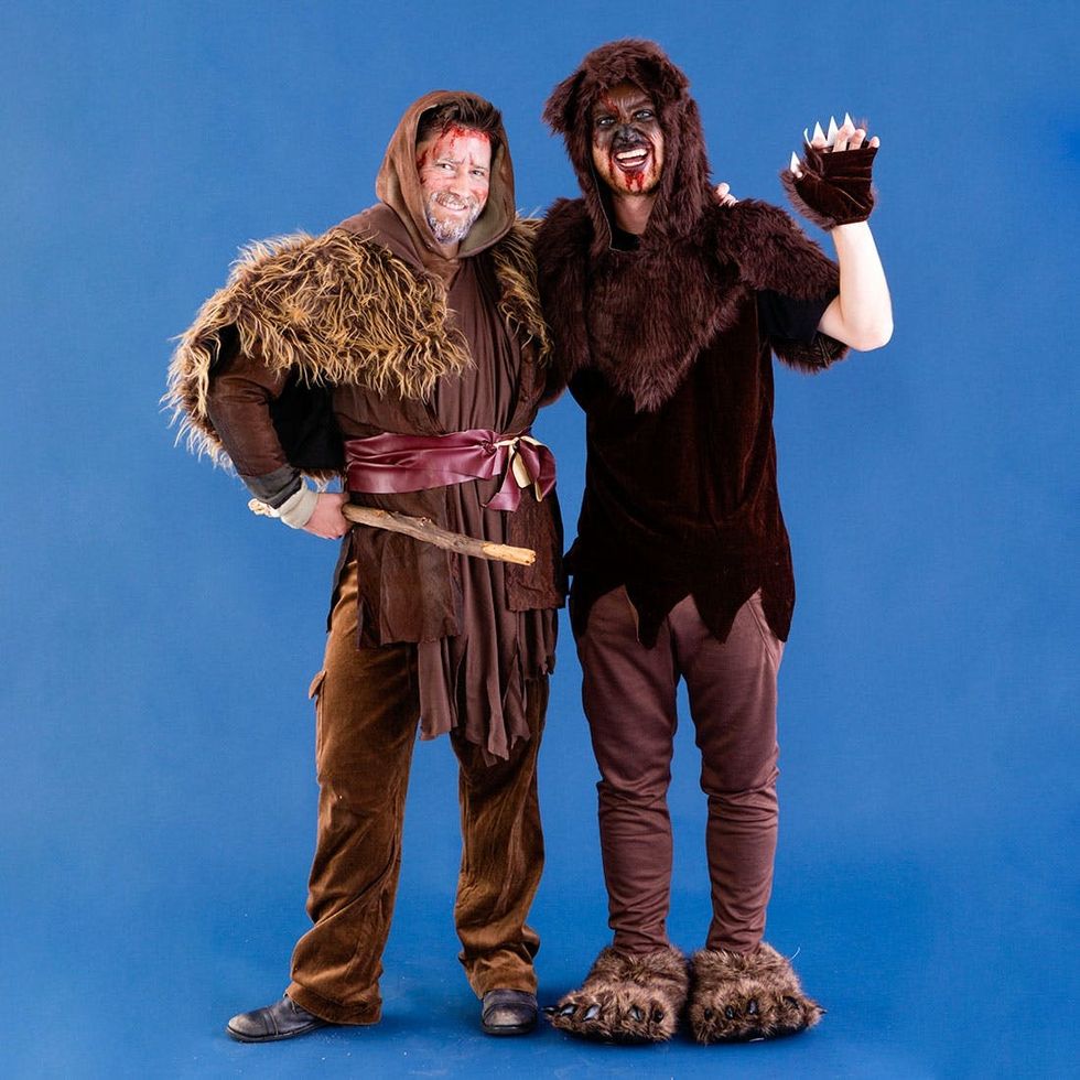 Leonardo Dicaprio and Bear Revenant Halloween Costume