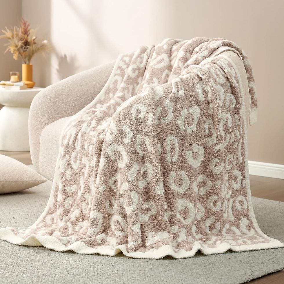 leopard throw blanket