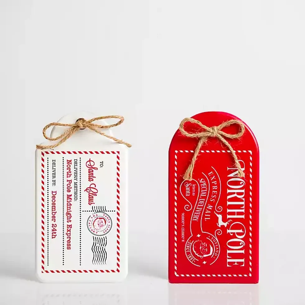 Letters to Santa Ornaments