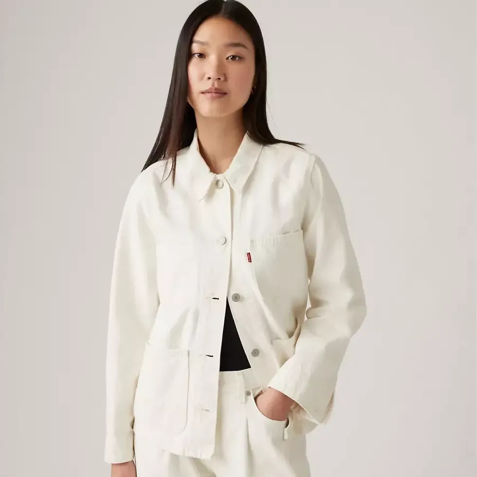 Levi's White Chore Jacket