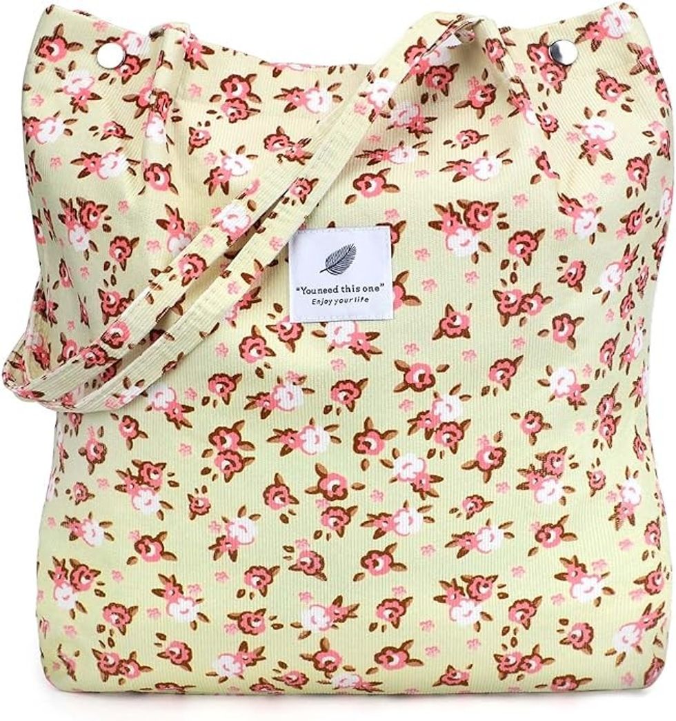 LHMTQVK Corduroy Tote Bags for Women