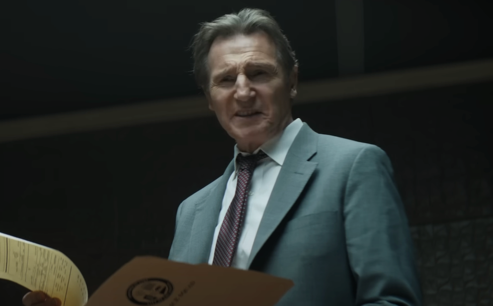 Liam Neeson in 'The Naked Gun' 2025