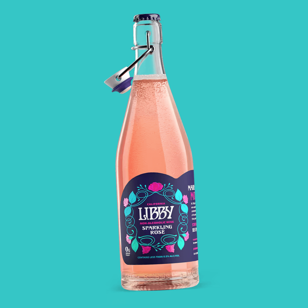 Libby Non-Alcoholic Sparkling Ros\u00e9
