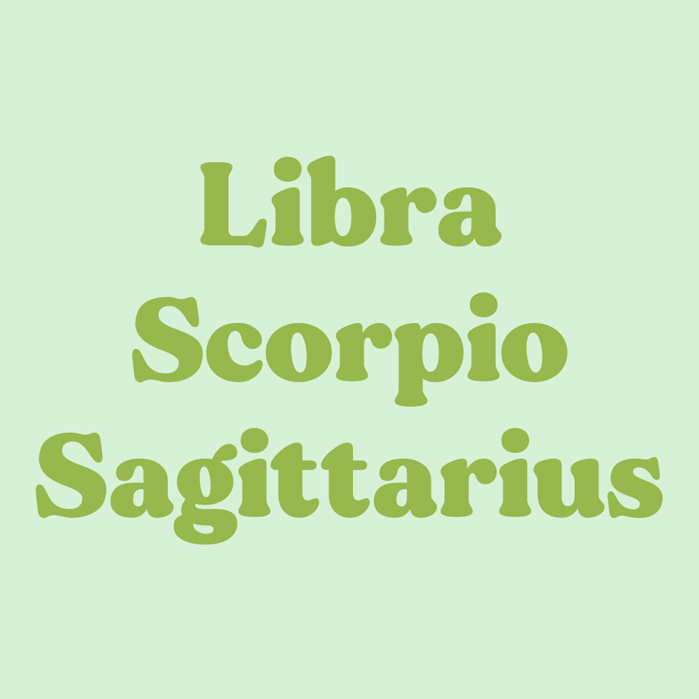 libra, scorpio, sagittarius weekly horoscope