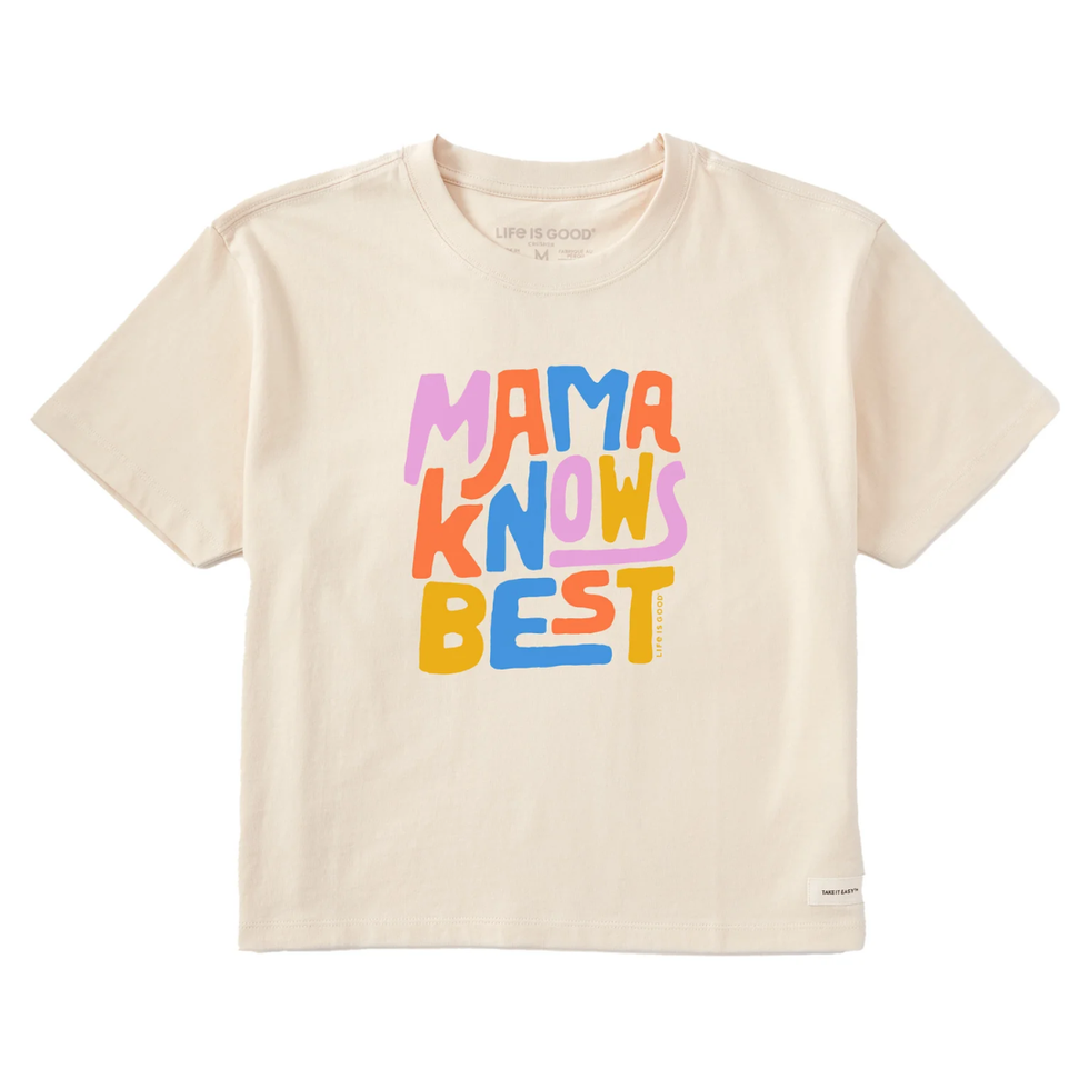 Life Is Good 'Mama Knows Best' Boxy Tee