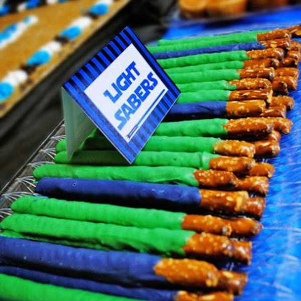Light Saber Pretzel Sticks