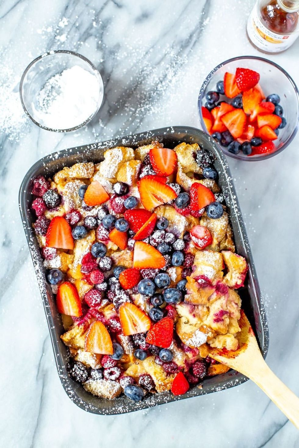 Lighter Overnight French Toast Casserole