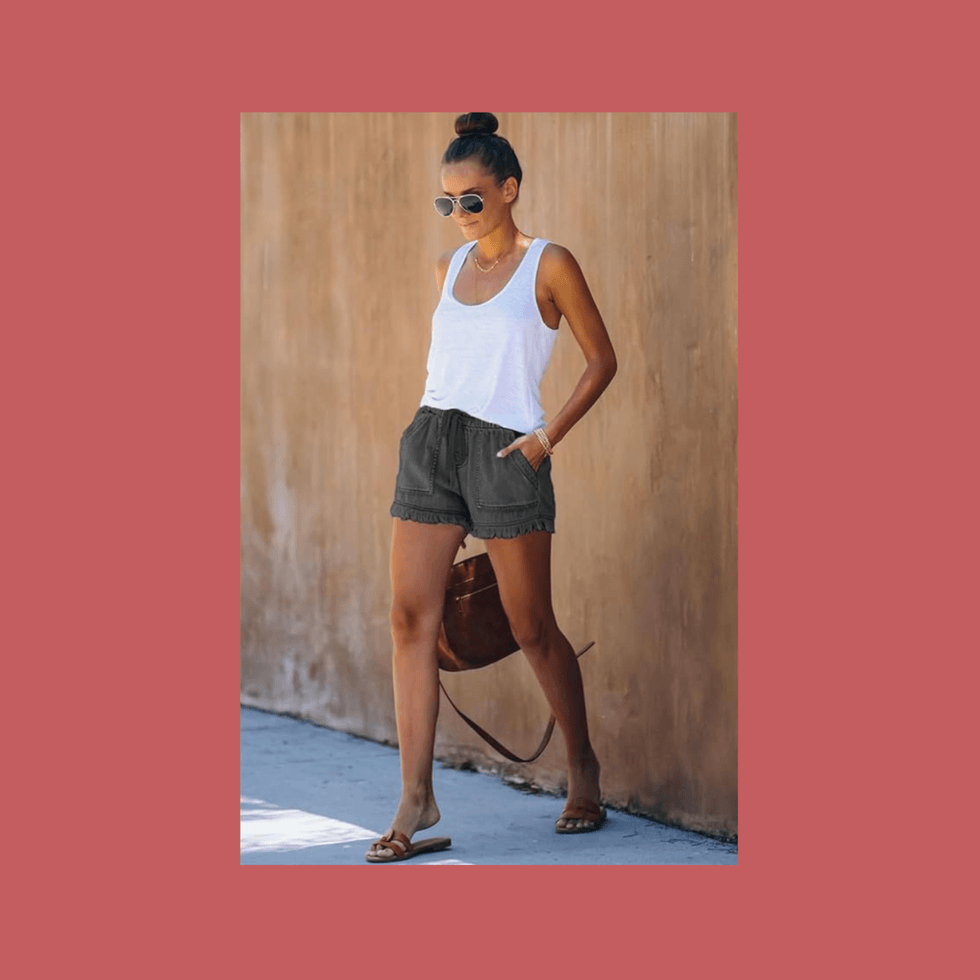 Lightweight Shorts With Drawstring