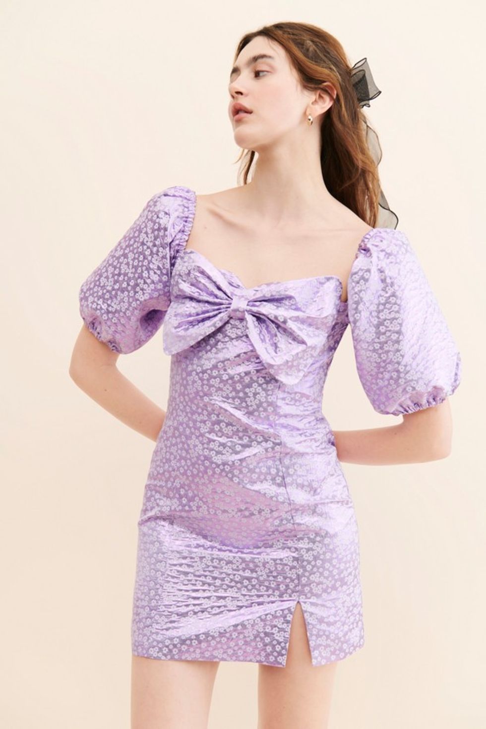 Lilac Bow Dress
