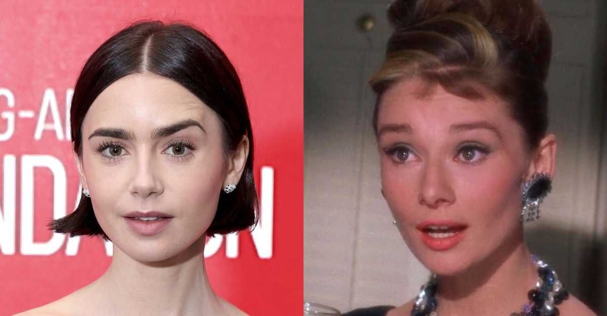 lily collins audrey hepburn