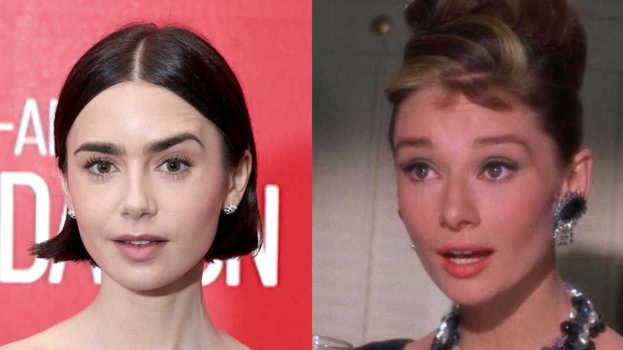 lily collins audrey hepburn