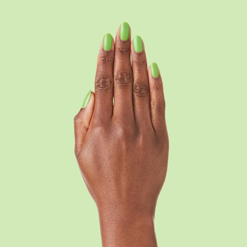 Lime green nail Polish from Olive & June