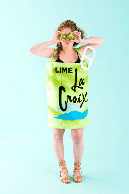 Lime La Croix Costume Gif