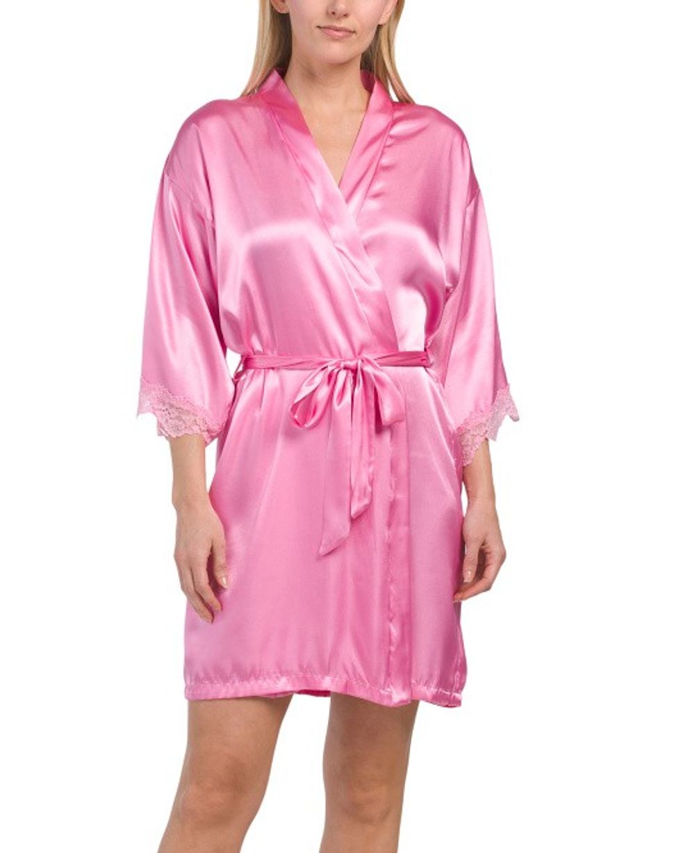 Linea Donatella Satin Wrapper Robe