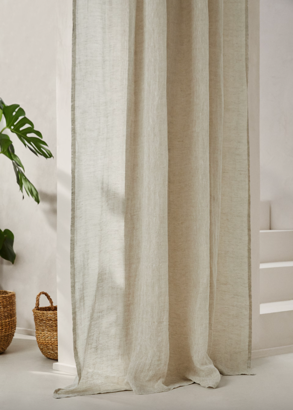 linen curtains