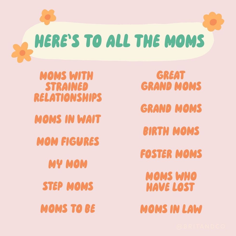 list of mothers