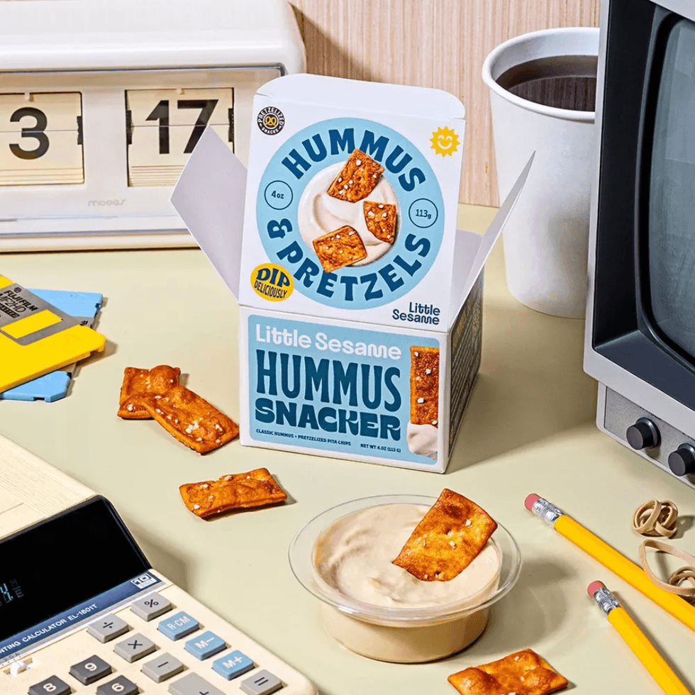 Little Sesame Hummus & Pretzel Snacker Dip