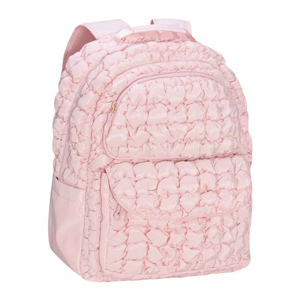 Live In Style Lilac Puffer Backpack
