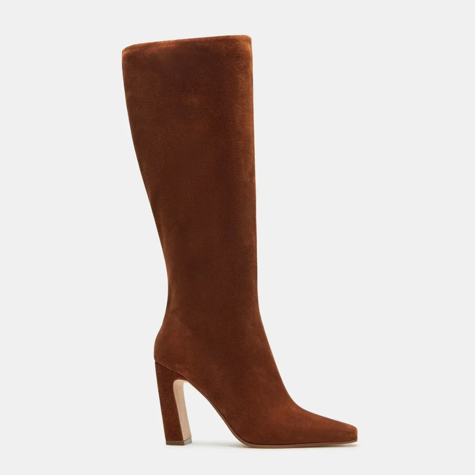 Lizette Cognac Suede Boots