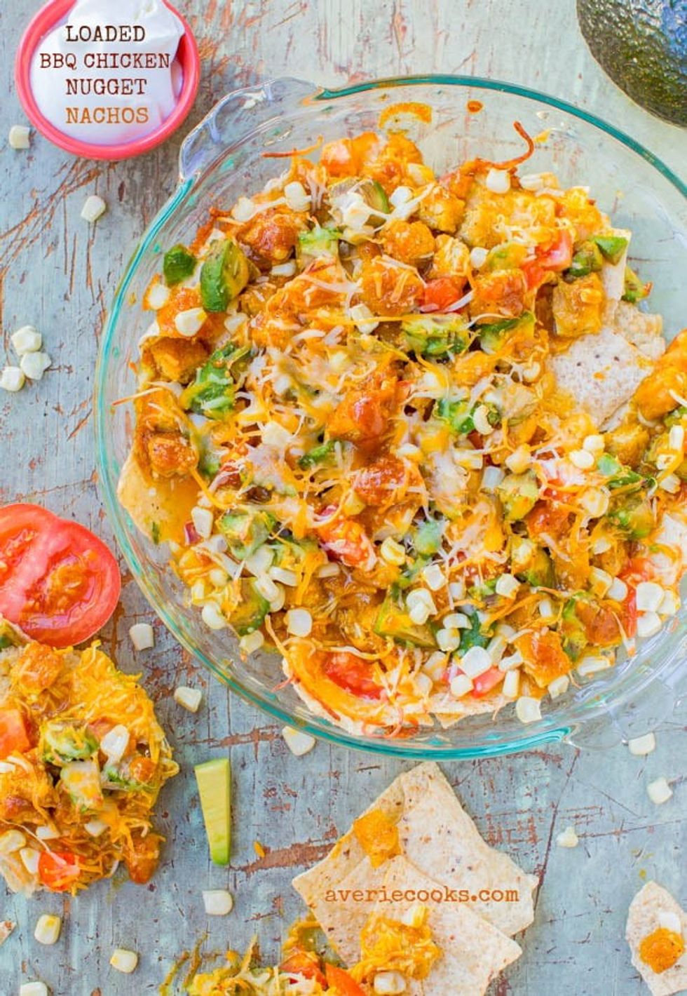 Loaded BBQ Chicken Nachos