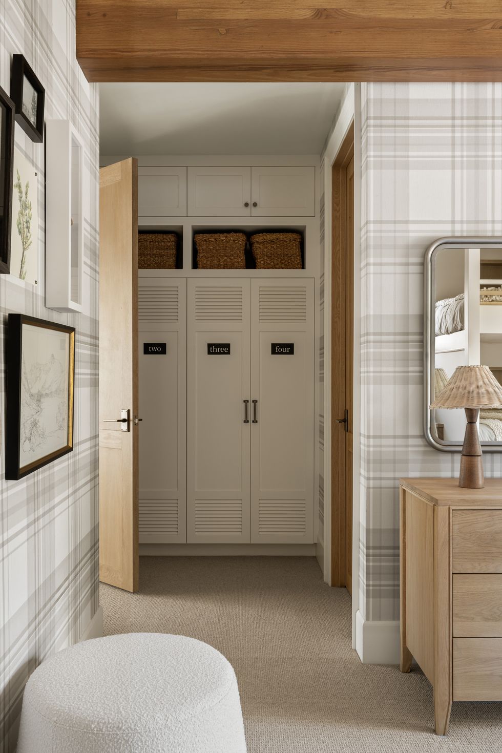 locker storage, studio mcgee