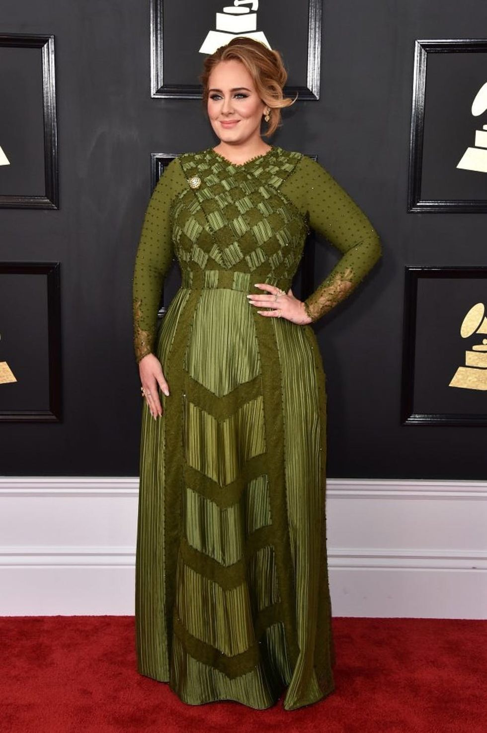 LOS ANGELES, CA - FEBRUARY 12: Recording artist Adele attends The 59th GRAMMY Awards at STAPLES Center on February 12, 2017 in Los Angeles, California. (Photo by John Shearer/WireImage)