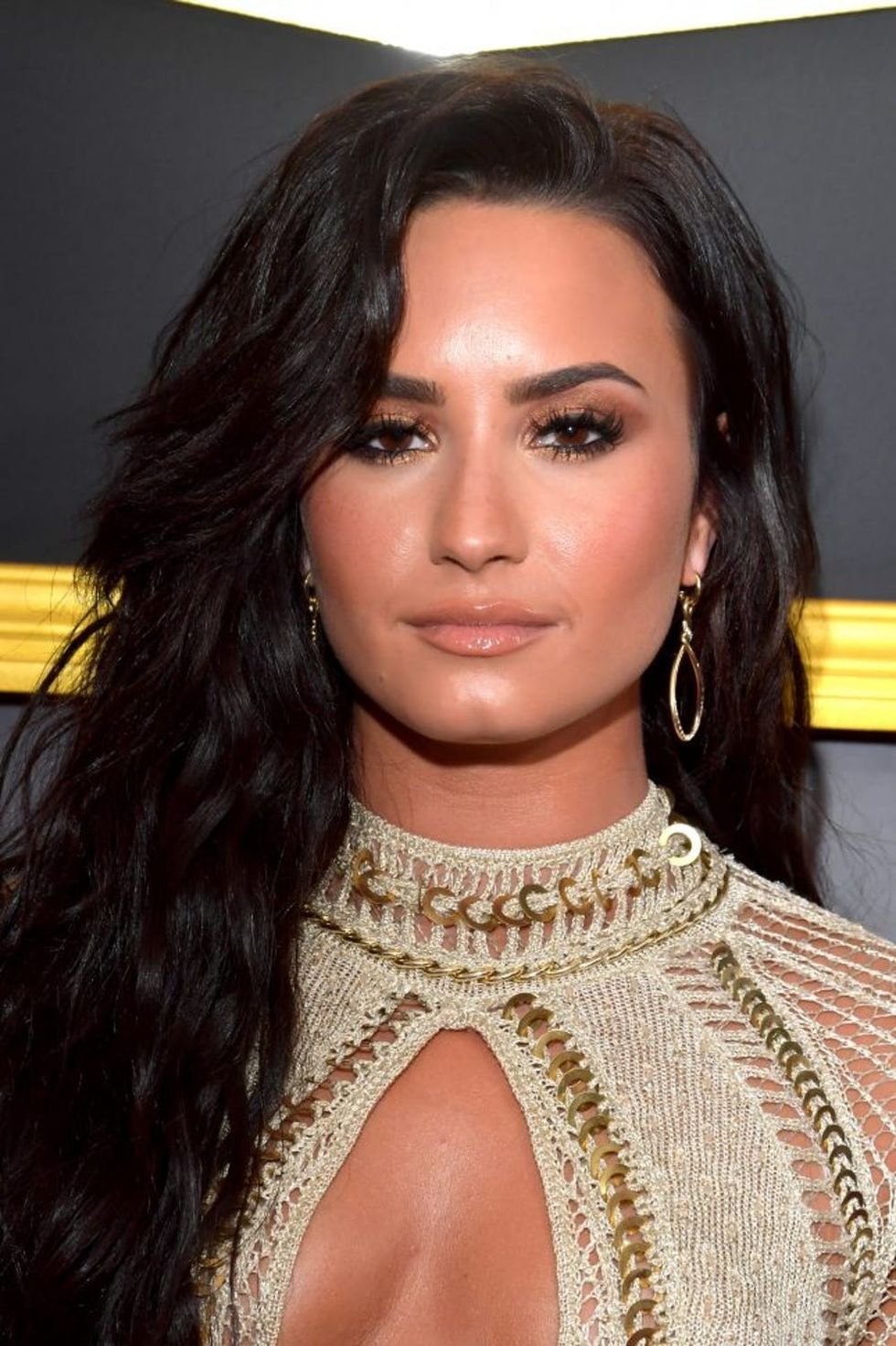 LOS ANGELES, CA - FEBRUARY 12: Singer Demi Lovato attends The 59th GRAMMY Awards at STAPLES Center on February 12, 2017 in Los Angeles, California. (Photo by Lester Cohen/WireImage)