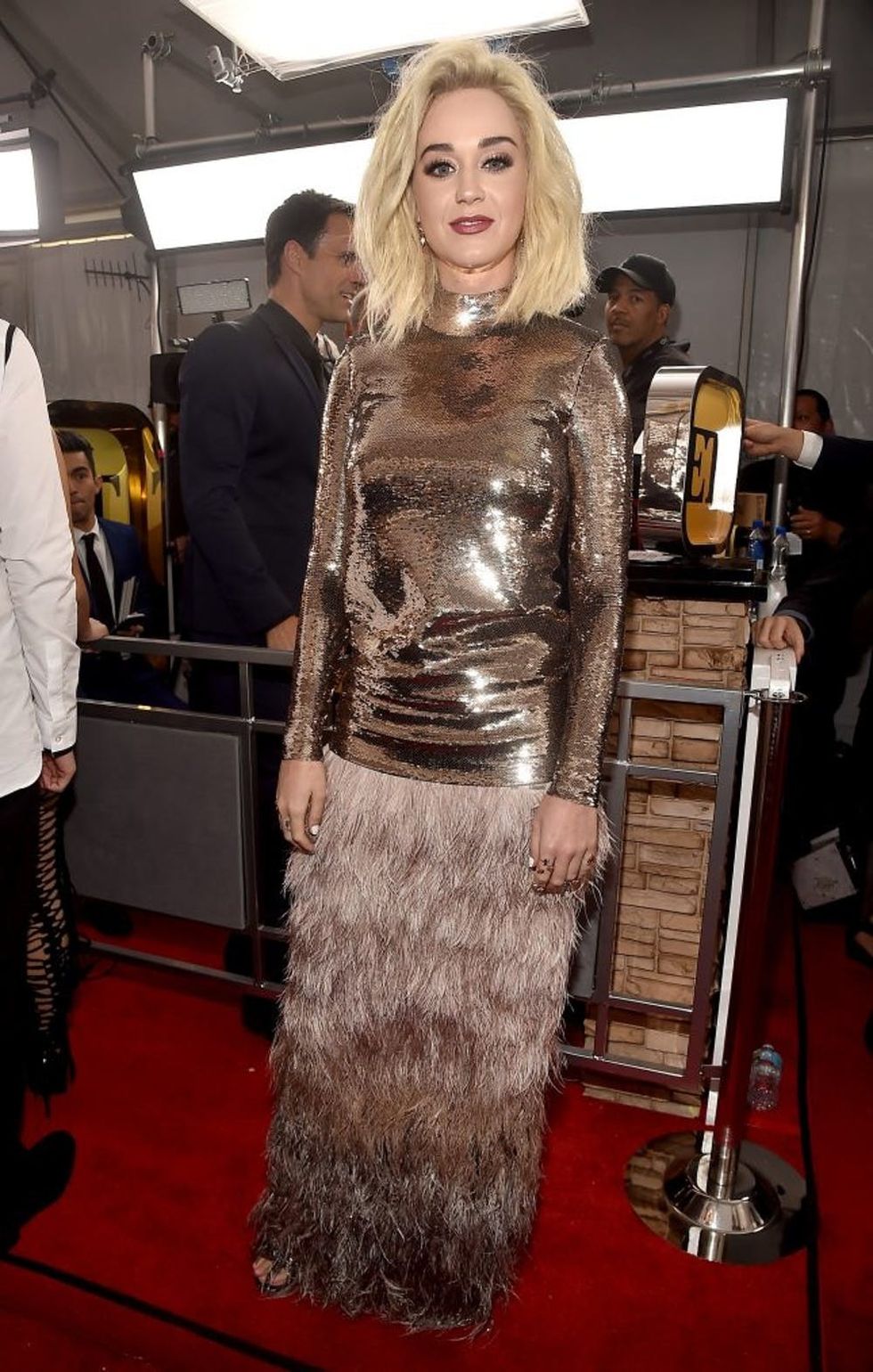 LOS ANGELES, CA - FEBRUARY 12: Singer Katy Perry attends The 59th GRAMMY Awards at STAPLES Center on February 12, 2017 in Los Angeles, California. (Photo by Alberto E. Rodriguez/Getty Images for NARAS)