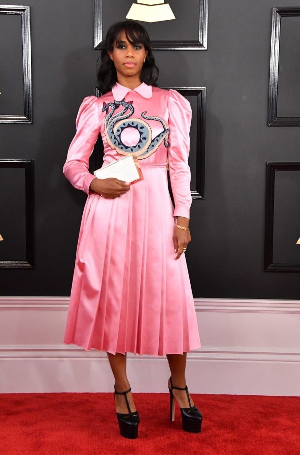 LOS ANGELES, CA - FEBRUARY 12: Singer Santigold attends The 59th GRAMMY Awards at STAPLES Center on February 12, 2017 in Los Angeles, California. (Photo by Steve Granitz/WireImage)