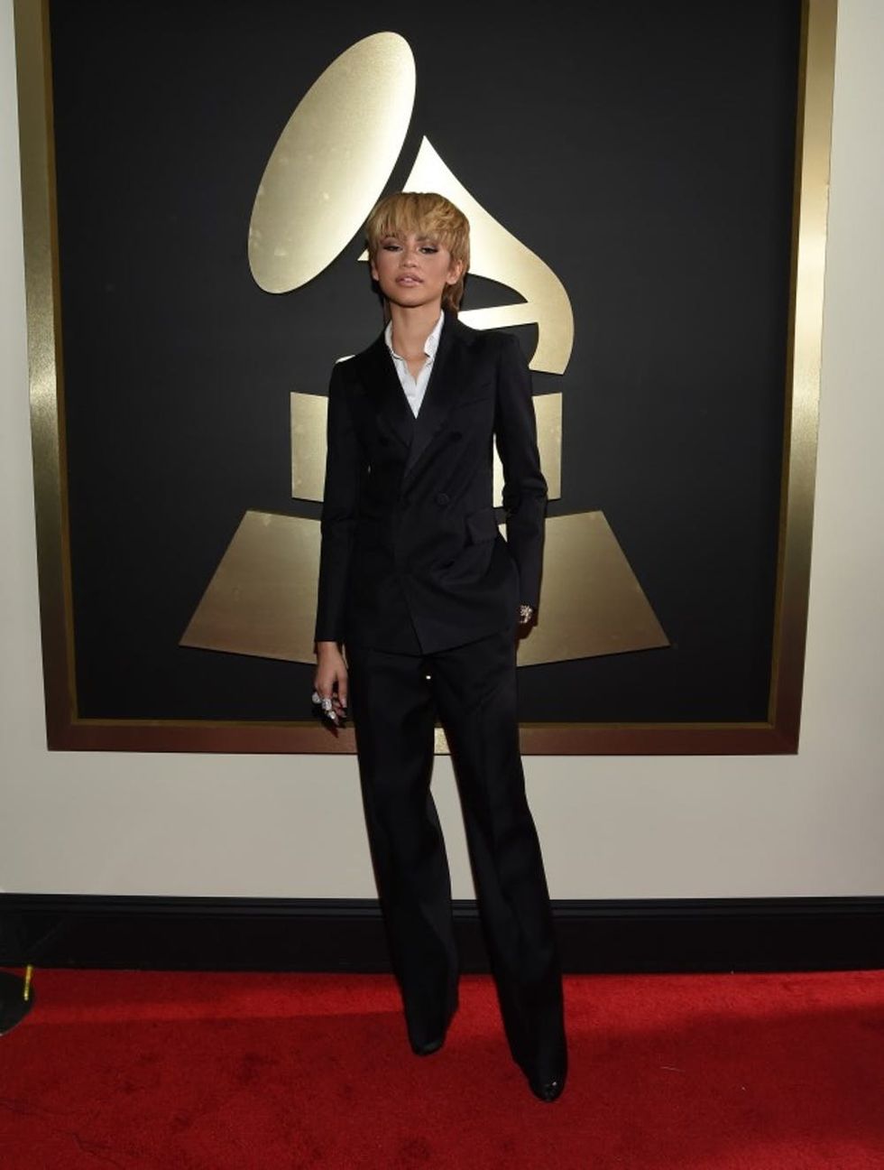 LOS ANGELES, CA - FEBRUARY 15: Actress/singer Zendaya attends The 58th GRAMMY Awards at Staples Center on February 15, 2016 in Los Angeles, California. (Photo by Larry Busacca/Getty Images for NARAS)