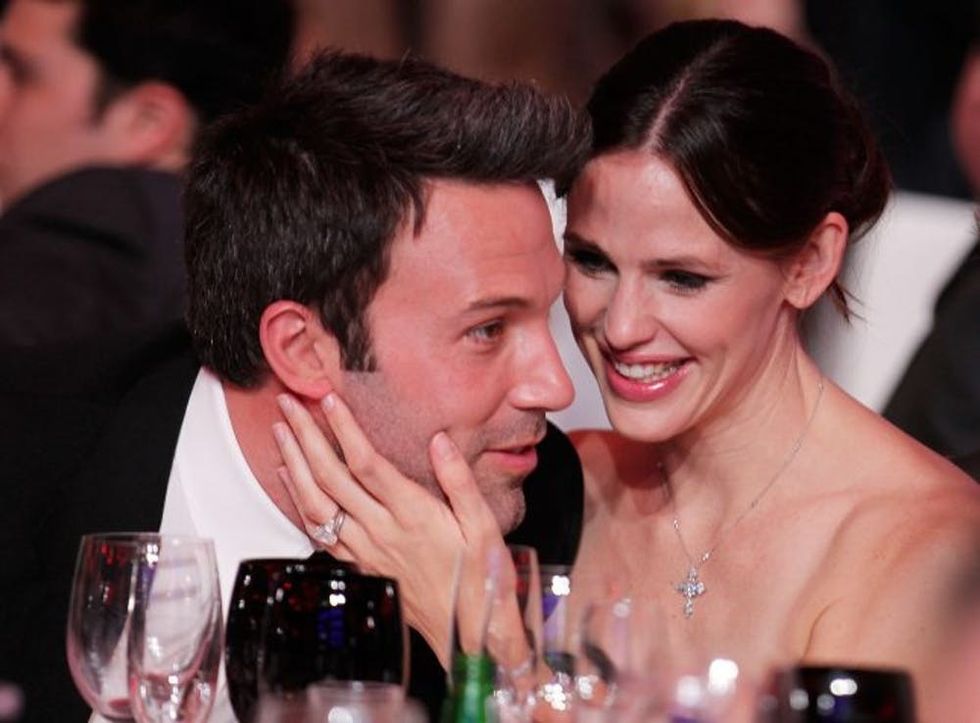 LOS ANGELES, CA - JANUARY 14: Actor Ben Affleck and actress Jennifer Garner pose during the 16th annual Critics' Choice Movie Awards at the Hollywood Palladium on January 14, 2011 in Los Angeles, California. (Photo by Christopher Polk/Getty Images for VH1)