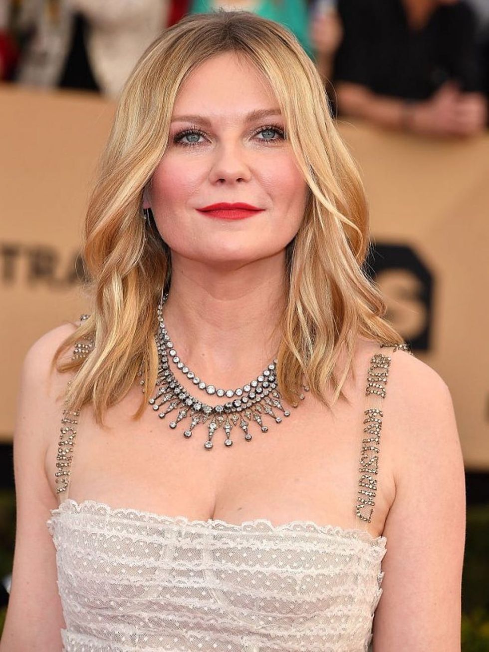 LOS ANGELES, CA - JANUARY 29: Kirsten Dunst arrives at the 23rd Annual Screen Actors Guild Awards at The Shrine Expo Hall on January 29, 2017 in Los Angeles, California. (Photo by Steve Granitz/WireImage)