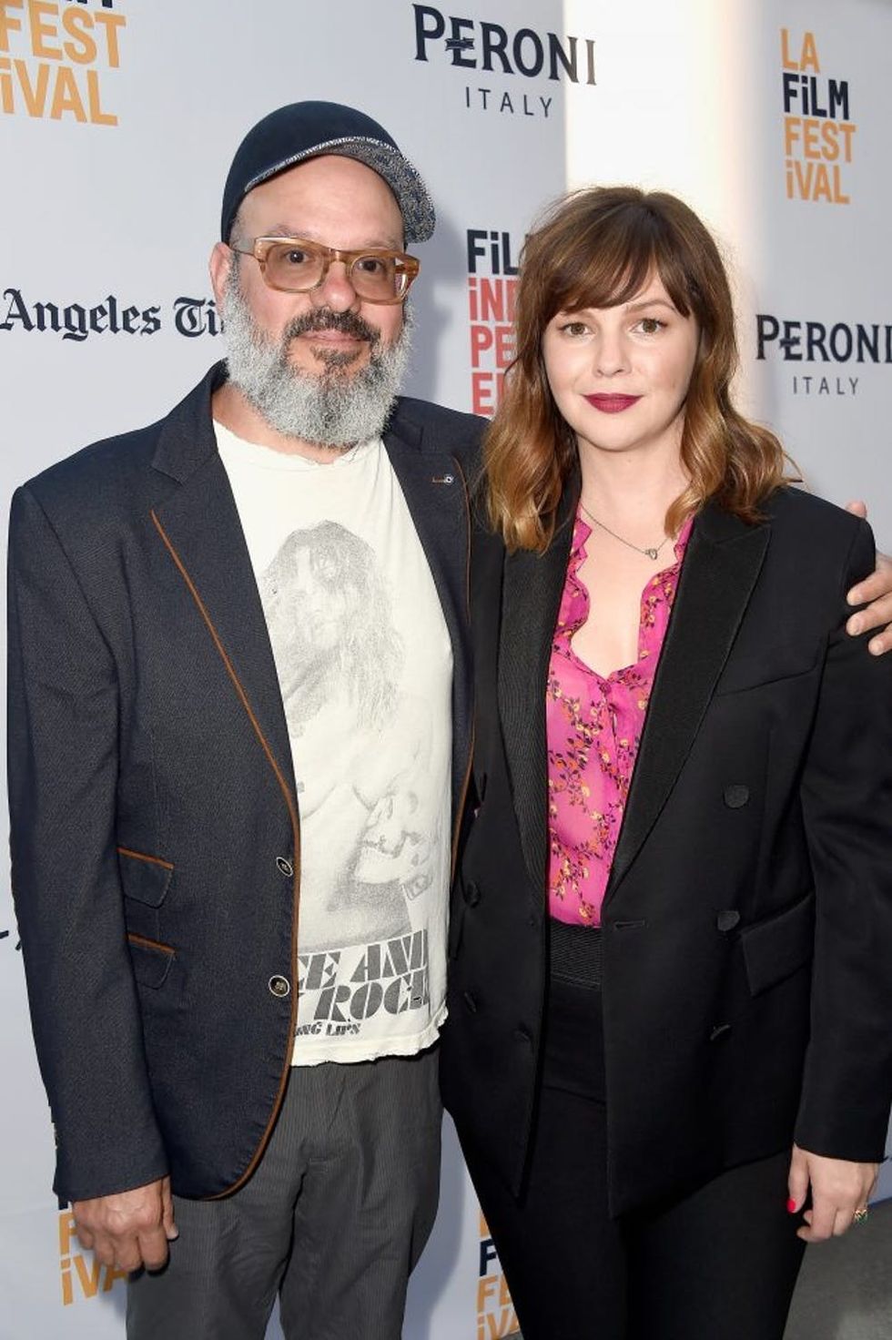 LOS ANGELES, CA - JUNE 03: Actor David Cross (L) and director/producer/co-writer/actress Amber Tamblyn attends the LA Film Festival premiere of Tangerine Entertainment's "Paint It Black" at Bing Theater At LACMA on June 3, 2016 in Los Angeles, California. (Photo by Frazer Harrison/Getty Images)