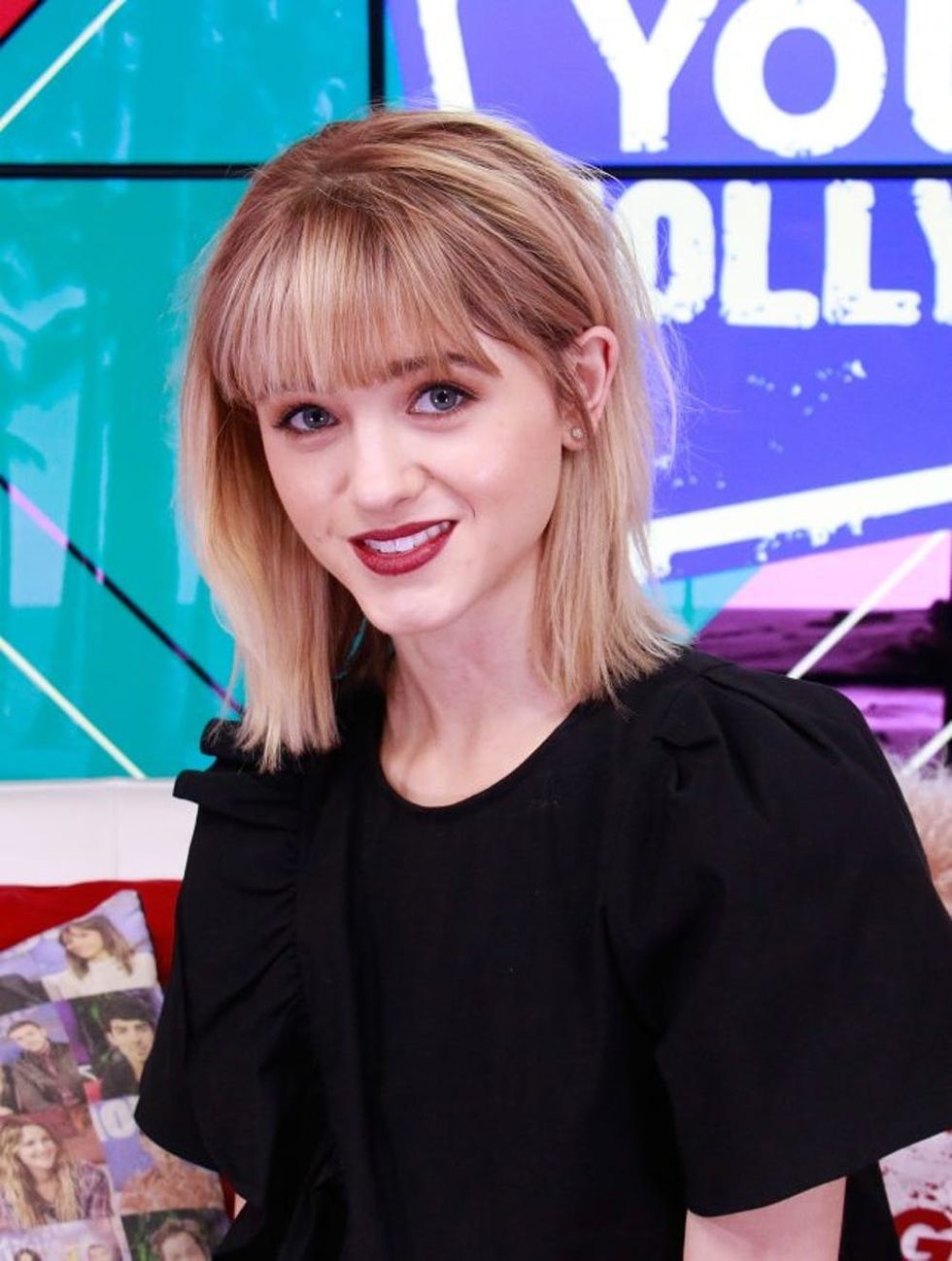 LOS ANGELES, CA - October 23: (EXCLUSIVE COVERAGE) Natalia Dyer visits the Young Hollywood Studio on October 23, 2017 in Los Angeles, California. (Photo by Mary Clavering/Young Hollywood/Getty Images)