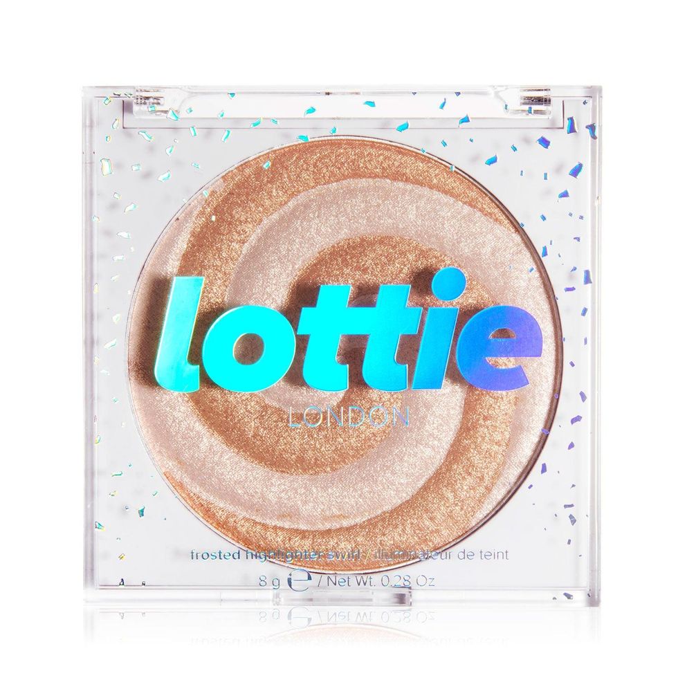 Lottie London Frosted Highlighter Swirl in Cinnamon Bun