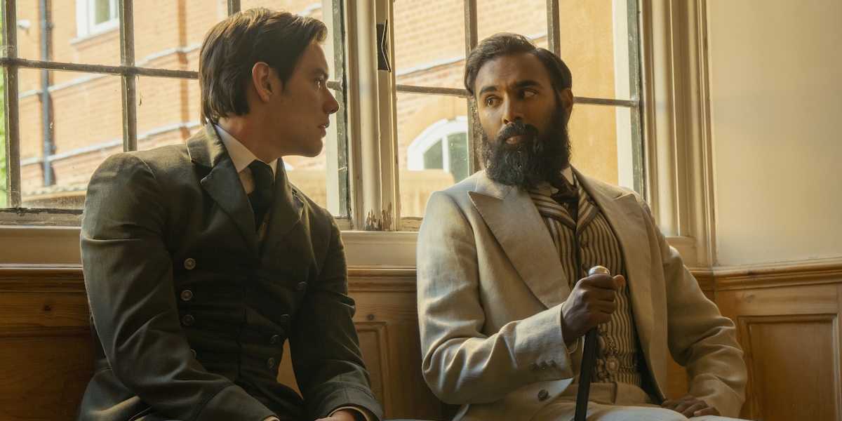 louis partridge and himesh patel in the Enola Holmes 3 cast