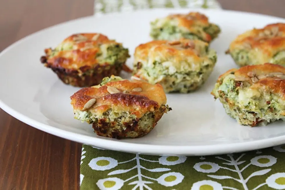 Low-Carb Cauliflower Quiche Cups