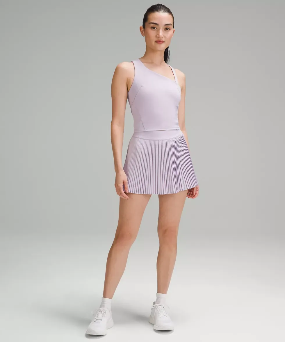 Lululemon Varsity High-Rise Pleated Tennis Skirt in lilac color