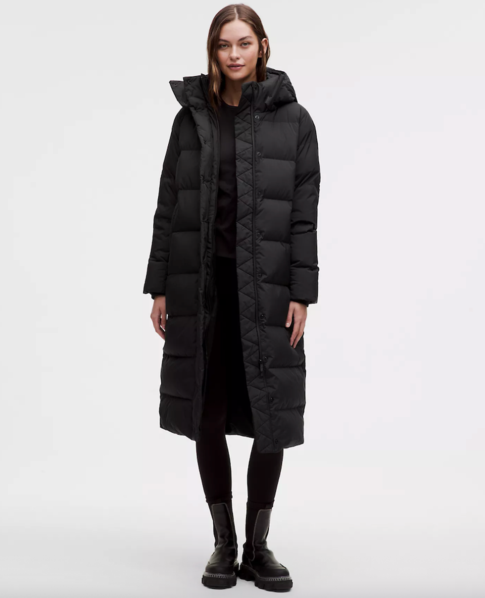 Lululemon Wunder Puff 600-Down-Fill Long Jacket