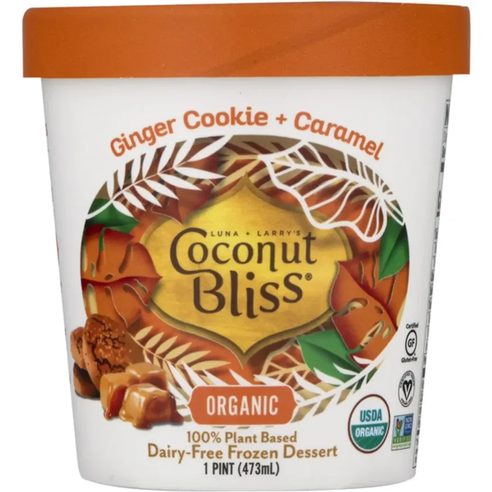 Luna & Larry's Coconut Bliss Ginger Cookie & Caramel