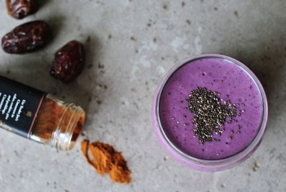 Luscious Blueberry Cinnamon Smoothie