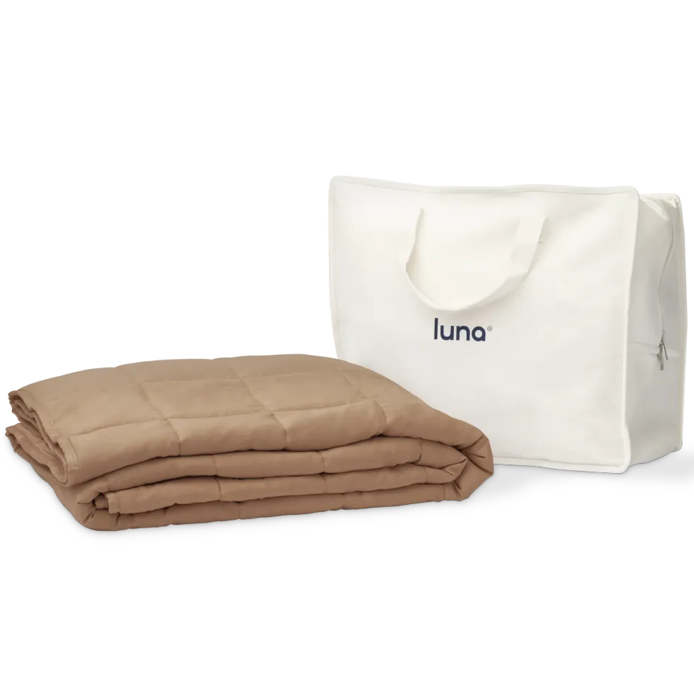luxe bamboo weighted blanket