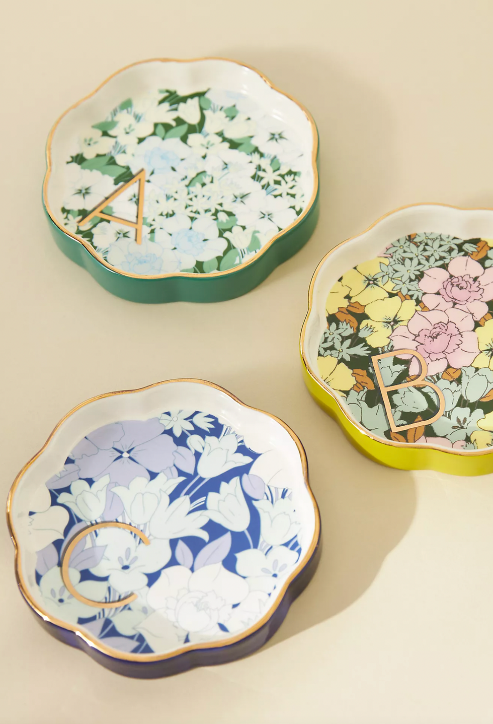 Lyla Monogram Trinket Dish