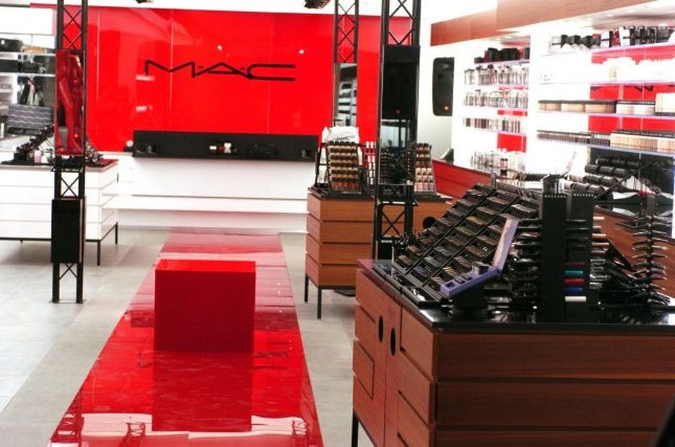 M.A.C Cosmetics launches its latest Red Haute makeup collection at its newly re-designed Los Angeles store. (Photo by L. Cohen/WireImage)