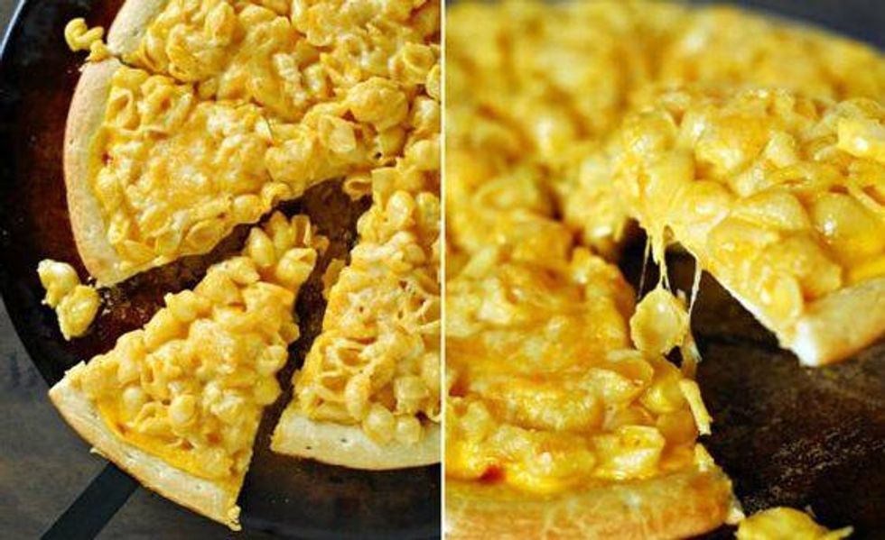 Macaroni and Cheese Pizza
