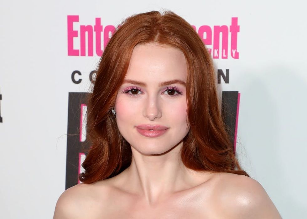 Madelaine Petsch showcasing the windblown hair trend.